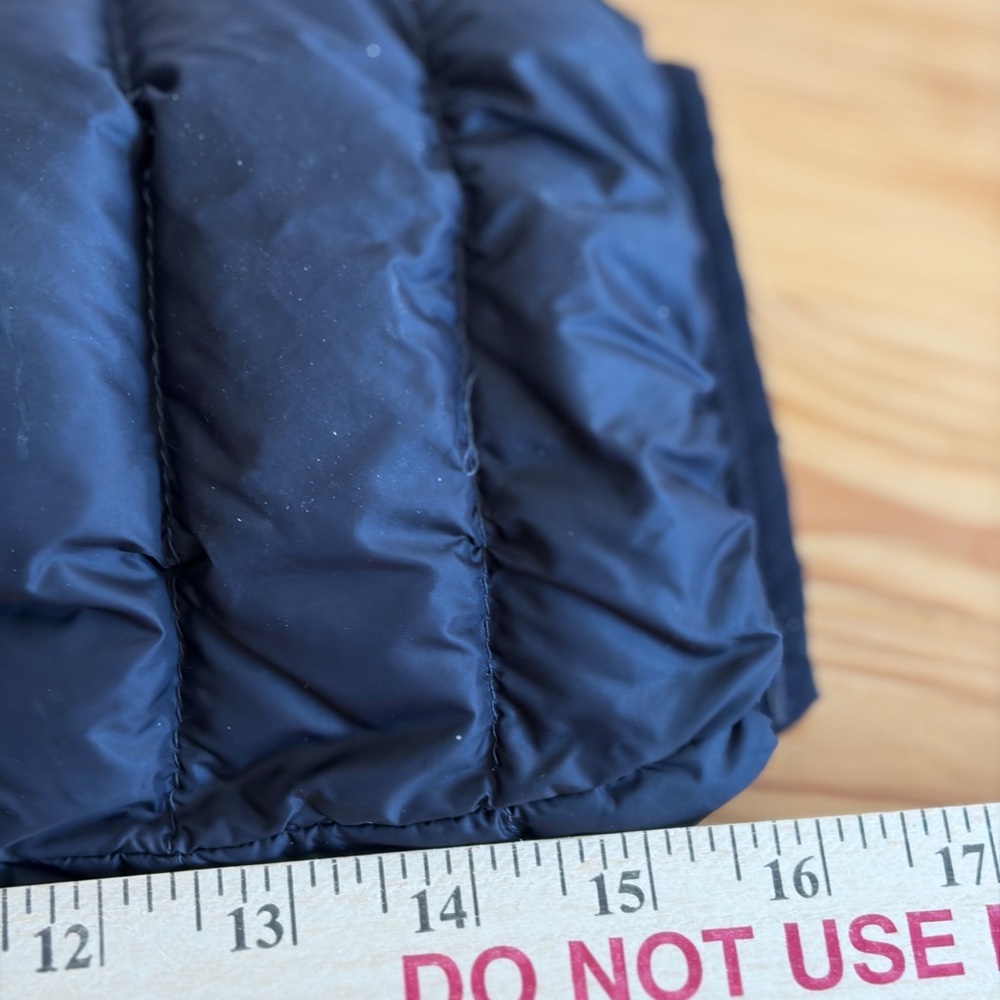Lands End Wanderweight Down Puffer Jacket Womens 3X Black Hooded Packable - Picture 13 of 16